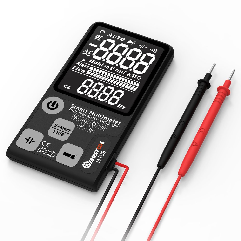 Upgraded MUSTOOL MT99 True RMS 9999 Counts Digital Multimeter Ultra-large EBTN LCD Screen 3-Line Display Fully Auto-Range Smart DMM 3 Upgraded MUSTOOL MT99 True RMS 9999 Counts Digital Multimeter Ultra-large EBTN LCD Screen 3-Line Display Fully Auto-Range Smart DMM - Image 3