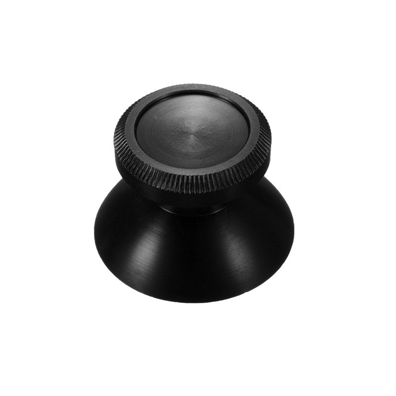 Universal Joystick Aluminum Alloy Mushroom Cap Analog Thumbstick for Xbox One PS4 Dualshock 4 Gamepad Game Controller Black