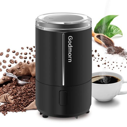 Electric Coffee Grinder Espresso Grinder One Touch Multi-function Bean Grinder Auto Shut Off & Overheating Protection 1