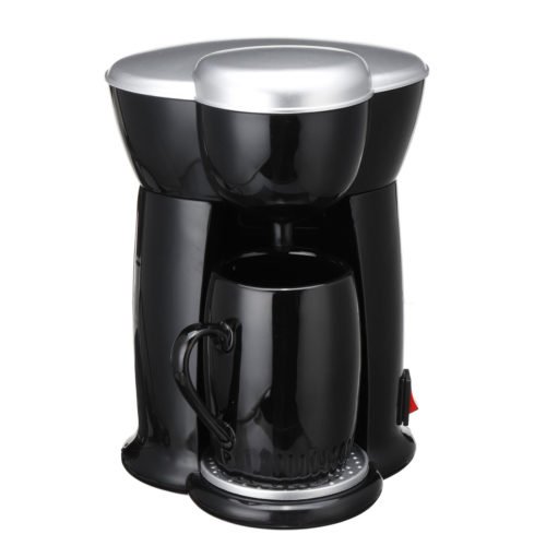 300W Mini Single Cup Drip Coffee Machine Makers Electric Automatic Espresso Machine 4