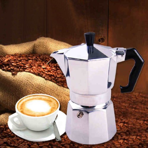 Aluminum Moka Espresso Latte Percolator Stove Coffee Maker Pot Coffee Percolators 2