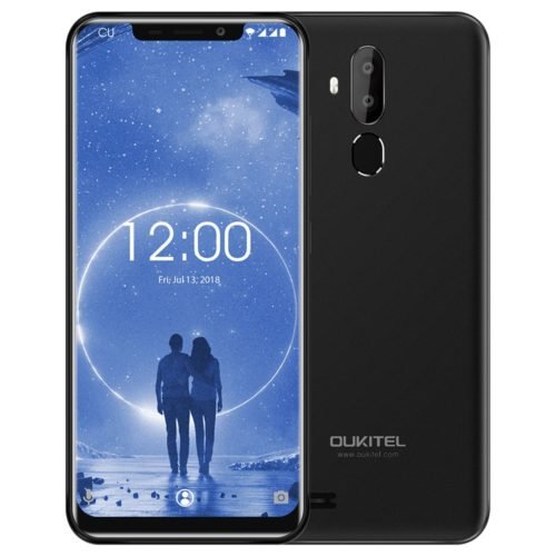 OUKITEL C12 3G Phablet 6.18 inch Android 8.1 MT6580 Quad Core 2GB RAM 16GB ROM 2.0MP Front Camera Fingerprint Sensor 3300mAh Built-in 4