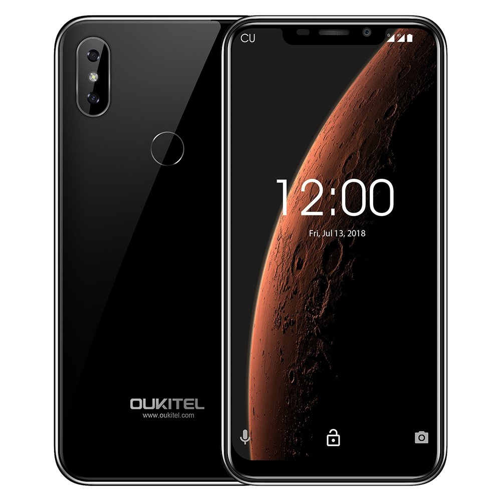 OUKITEL C13 Pro 4G Phablet 6.18 inch Android 9.0 OS MT6739 Quad Core 1.5GHz IMG 8XE 1PPC 2GB RAM 16GB ROM 3 Camera 3000mAh Battery Built-in 1