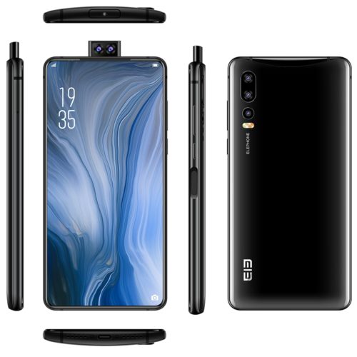 ELEPHONE U2 4G Phablet 6.26 inch Android 9.0 4GB RAM 64GB ROM 16MP 5MP 2MP Rear Cameras Built-in 3250mAh Battery (BLACK) 5