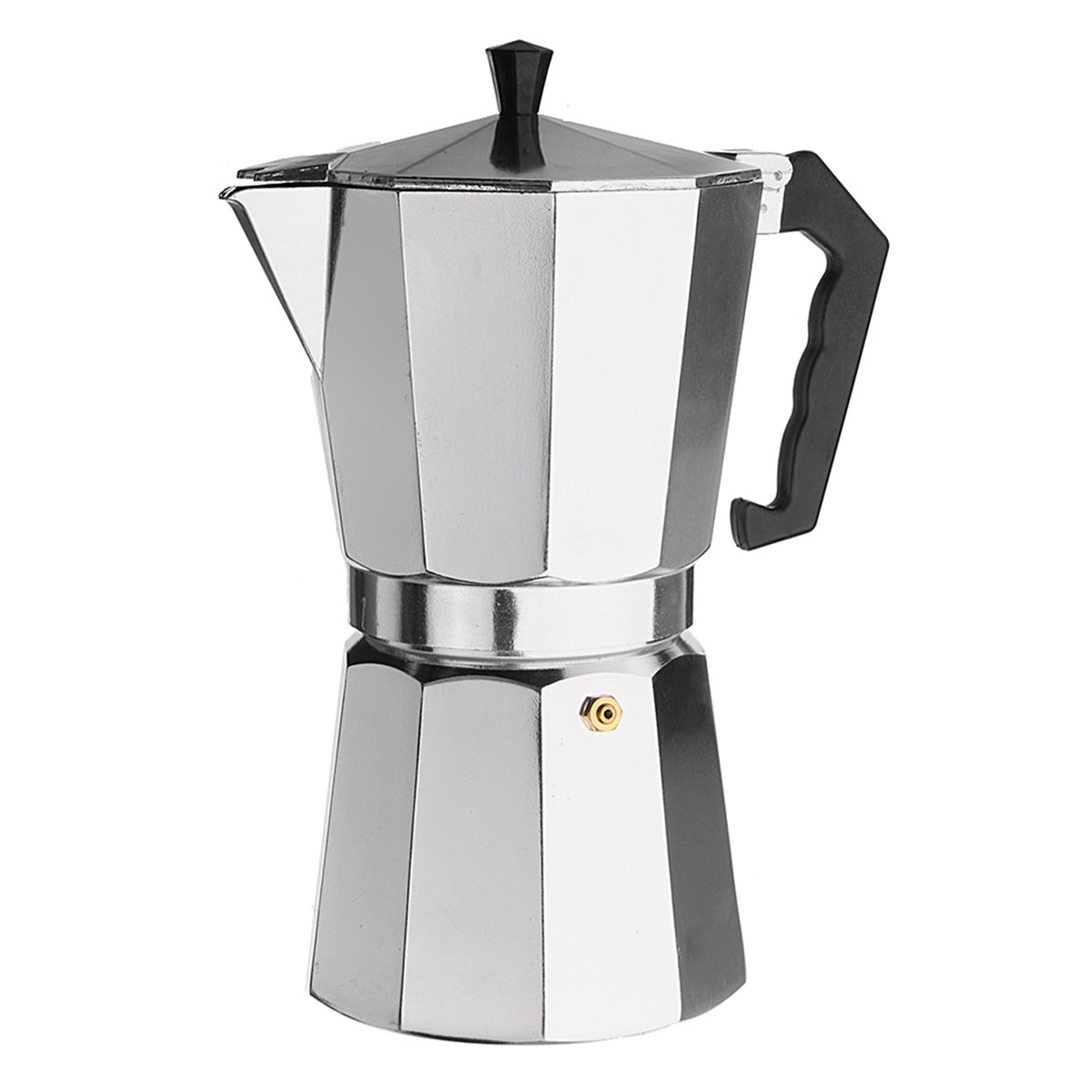 12Cups 600ML Silver Aluminum Moka Pot Octagonal Espresso Coffee Cup Grinder Stove Percolator 1 12Cups 600ML Silver Aluminum Moka Pot Octagonal Espresso Coffee Cup Grinder Stove Percolator