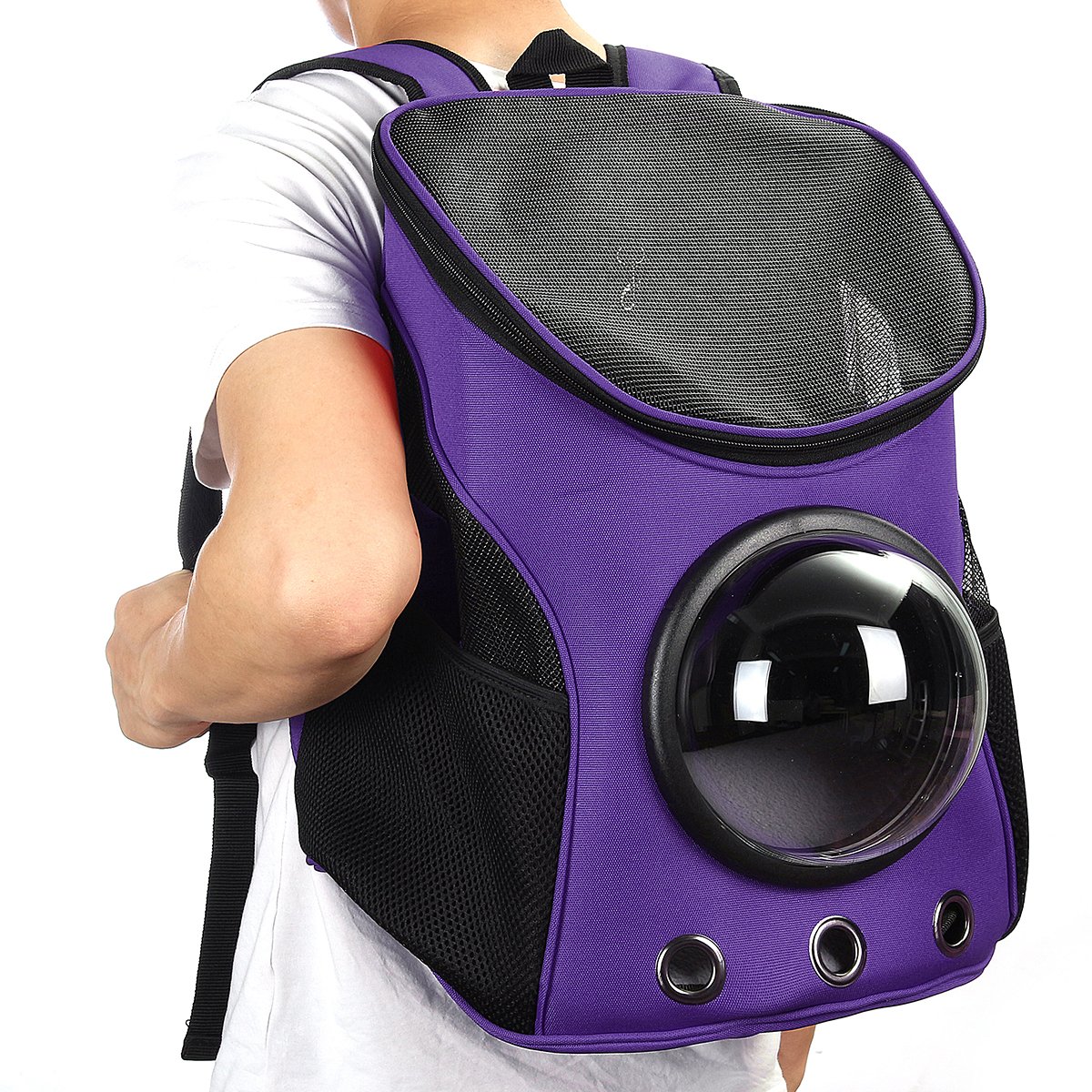 Breathable Astronaut Pet Cat Puppy Carrier Travel Bag Space Capsule Backpack Bag 5 Breathable Astronaut Pet Cat Puppy Carrier Travel Bag Space Capsule Backpack Bag - Image 5