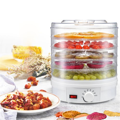 110V 350W 5 Trays Food Vegetable Dehydrator Fruit Meat Dryer Drying Machine 7