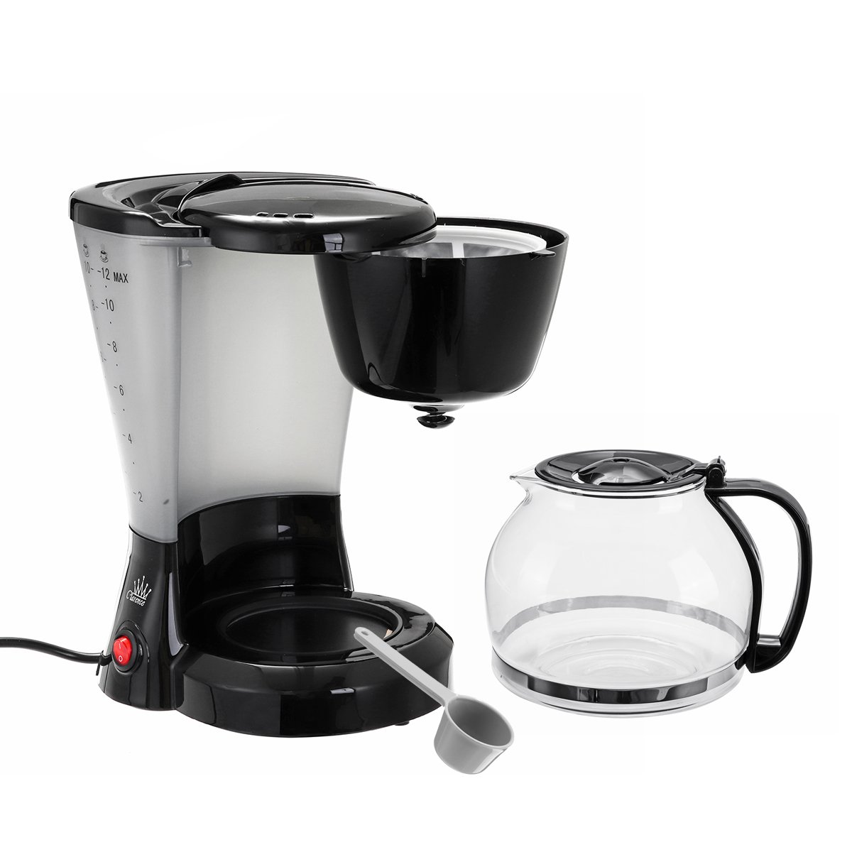 1.2L Electric Drip Coffee Tea Espresso Maker Automatic Filter Machine 10-12 Cups Coffee Machine 2