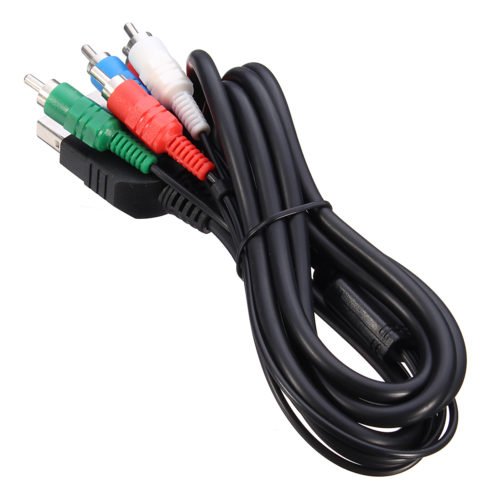 HD TV Component Composite 5 RCA AC Stereo Sound Audio Video Cable Cord for XBOX 3