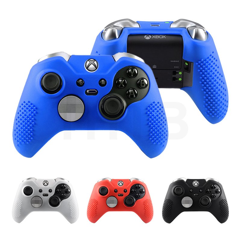 Anti-skid Silicone Protective Cases Cover for XBOX ONE S X 1 Elite Controller Gamepad 1 Anti-skid Silicone Protective Cases Cover for XBOX ONE S X 1 Elite Controller Gamepad