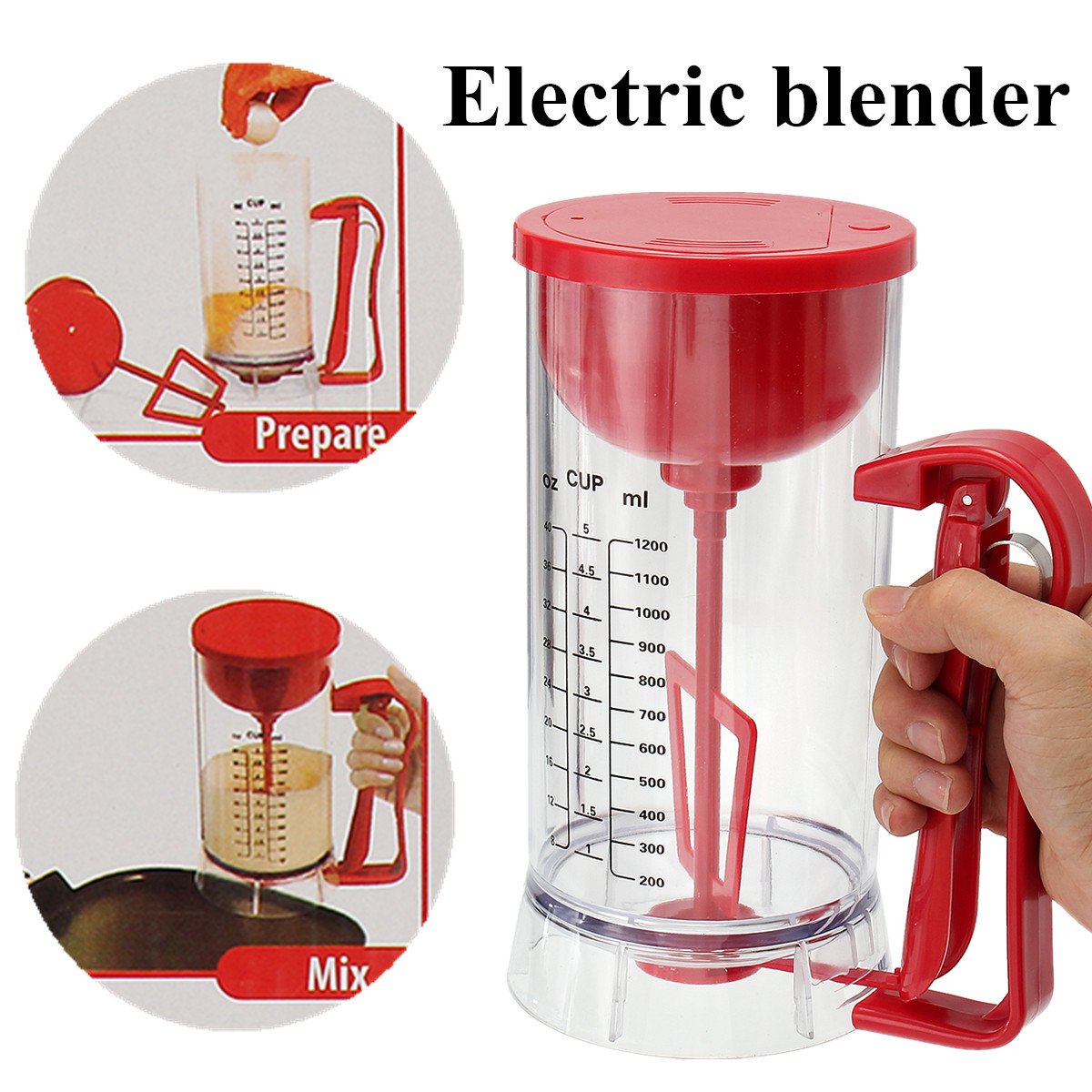 Cordless Electric Pan Cake Cup Cake Waffles Batter Mixer Dispenser Maker Machine 4 Cordless Electric Pan Cake Cup Cake Waffles Batter Mixer Dispenser Maker Machine - Image 4