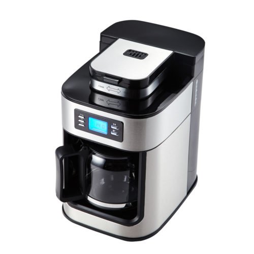 1000W 110V Auto Drip Coffee Machine American Espresso Drink Maker With Grinder 4