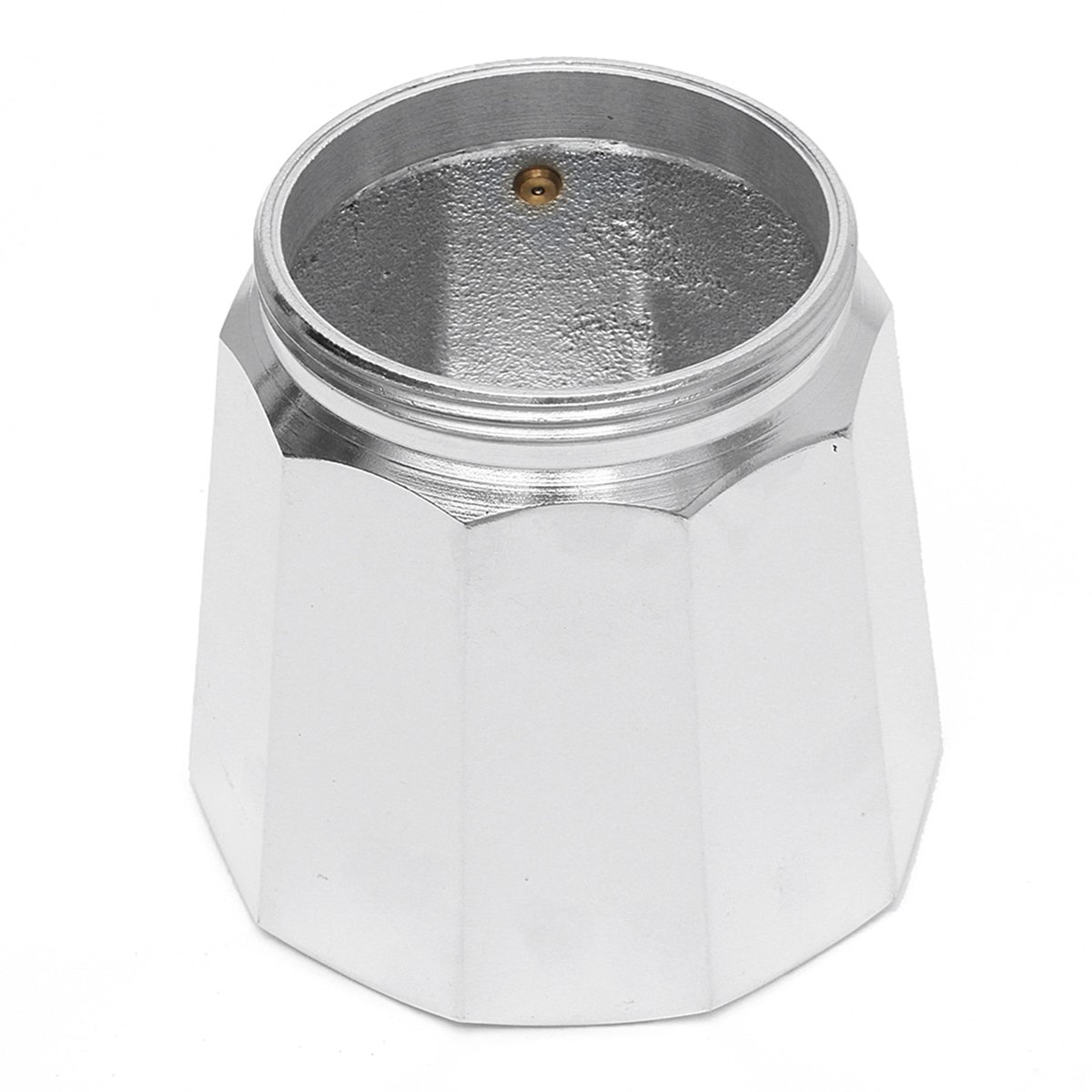 12Cups 600ML Silver Aluminum Moka Pot Octagonal Espresso Coffee Cup Grinder Stove Percolator 6 12Cups 600ML Silver Aluminum Moka Pot Octagonal Espresso Coffee Cup Grinder Stove Percolator - Image 6