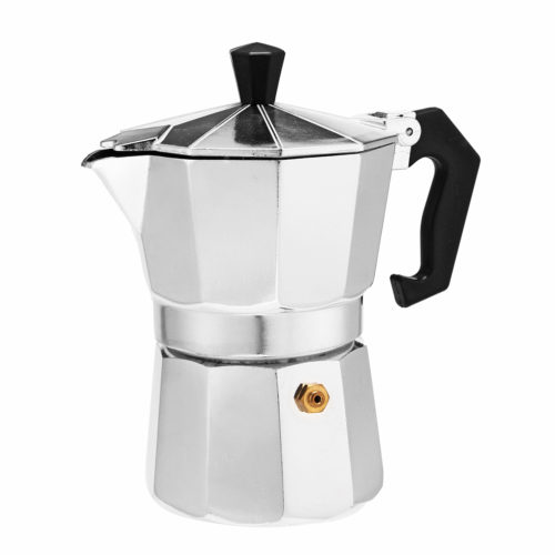 50 / 100 / 150 / 450ml Silver Aluminum Octagonal Mocha Coffee Pot Cup Percolator Maker Tea Pot 2