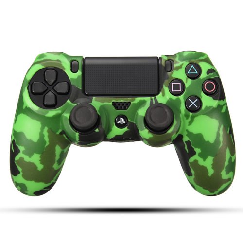 Durable Decal Camouflage Grip Cover Case Silicone Rubber Soft Skin Protector for Playstation 4 for Dualshock 4 Gamepad 7
