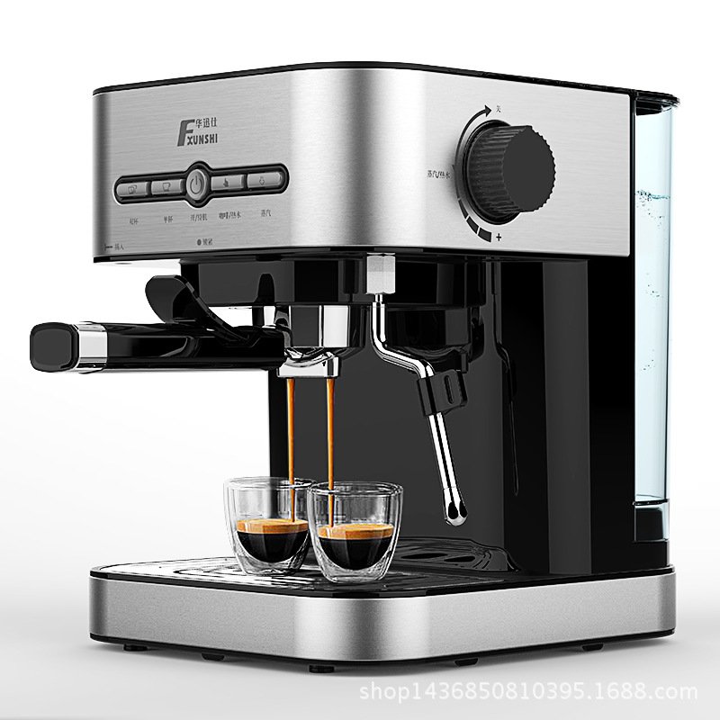 FXUNSHI MD-2009 1.4L 950W Semiautomatic Espresso Milk Bubble Maker Italian Coffee Machine (BS) 2