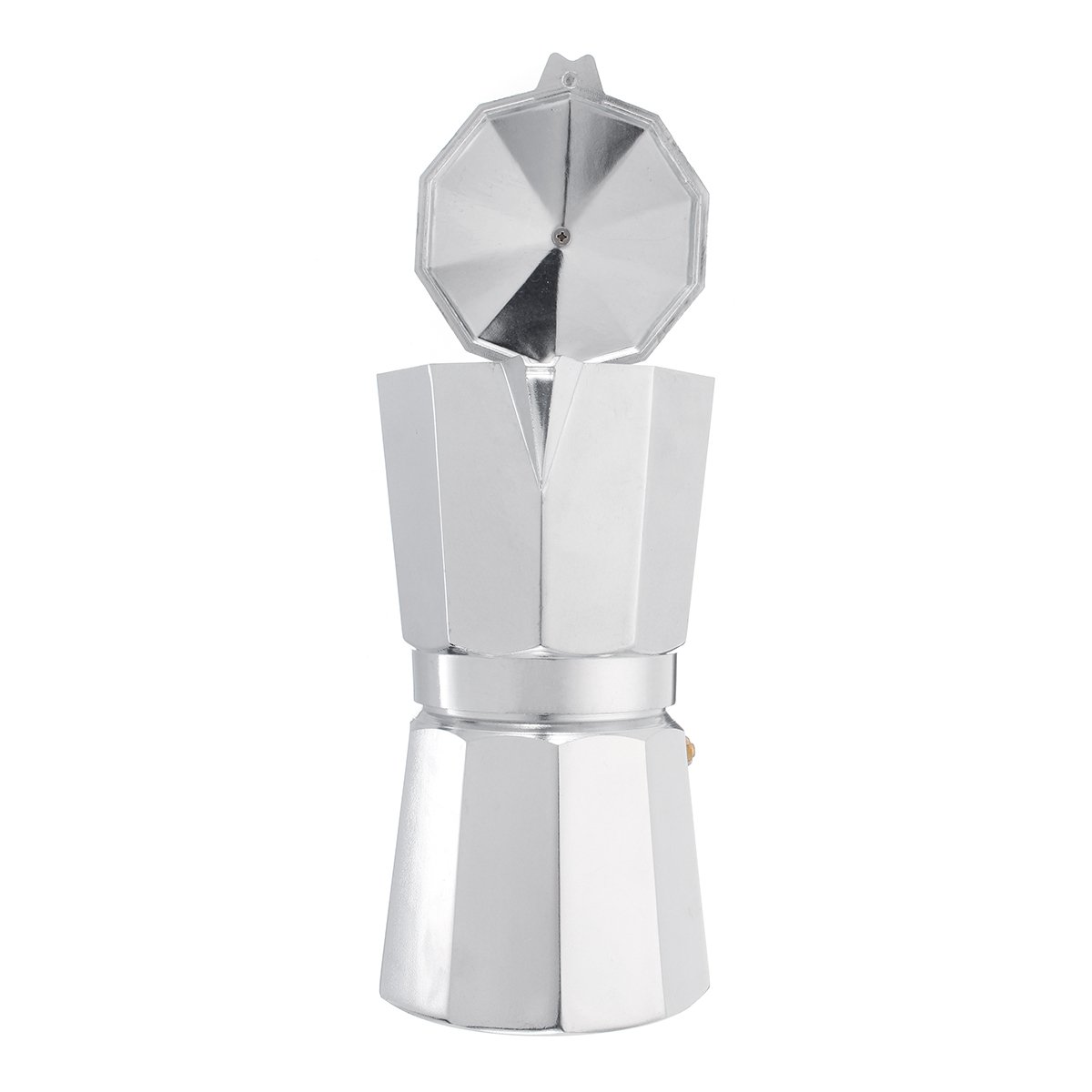 3/6/9/12 Cups Aluminum Espresso Moka Percolator Portable Coffee Maker Stovetop Home DIY 5 3/6/9/12 Cups Aluminum Espresso Moka Percolator Portable Coffee Maker Stovetop Home DIY - Image 5