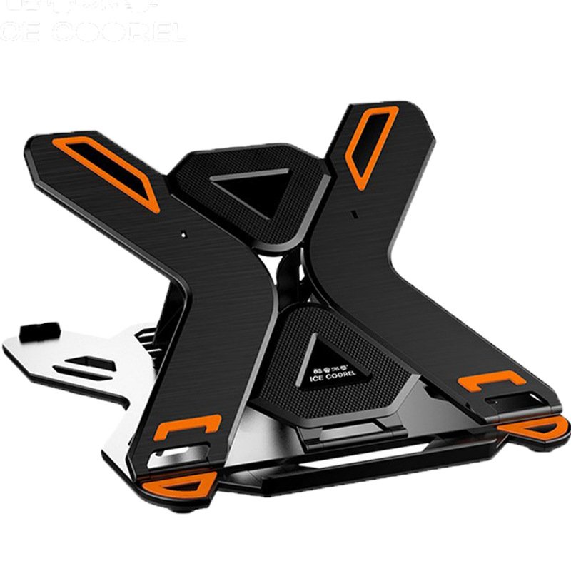 ICE COOREL E5 Laptop Cooler Notebook Cooling Pad 8 Gear Regulation 360 Degrees Rotation Stand Lift Bracket foldable Phone Bracket Stand for 12-17 inch 1