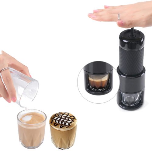 Portable Coffee Maker Travel Handheld Mini Manual Espresso Machine For Outdoor Camping Home Use 10