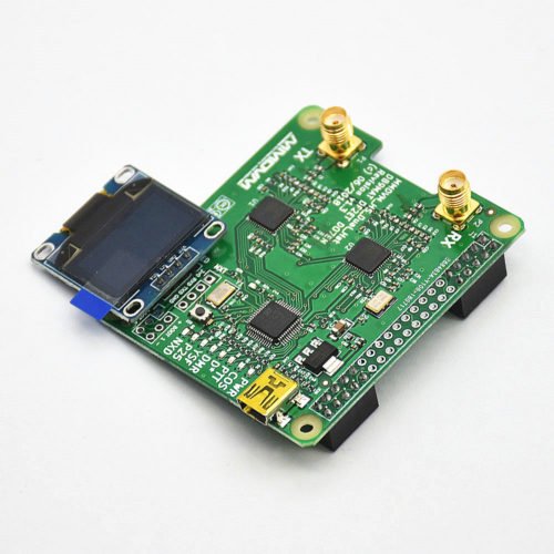 MMDVM HS Dual Hat Duplex Relay Expansion Module Board with OLED Screen for Raspberry Pi 5