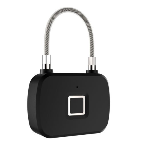 Smart Keyless Fingerprint Lock Luggage Anti-theft Security Suitcase Padlock Door 5