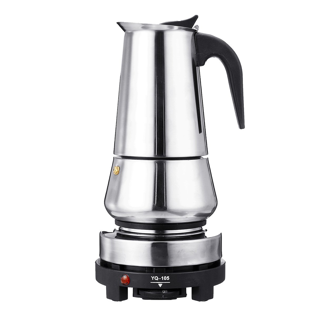 220V 500W 450ml Portable Coffee Espresso Pot Maker & Electric Stove Home Kitchen Tools 1