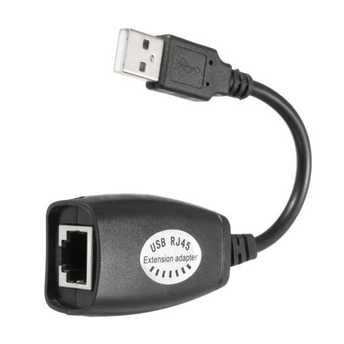 USB 2.0 to CAT5E CAT6E RJ45 LAN Modem Extension Extender Adaptor for Webcam XBOX 4