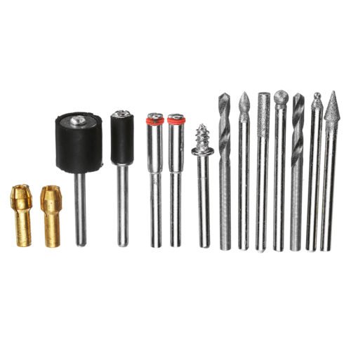 155Pcs 130W Electric Mini Grinder 6 Gear Drill Set Rotary Tool & Flexible Shaft Engraving Polishing Tool 12