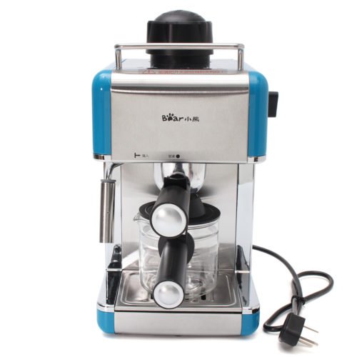 Stainless Steel Kitchen Steam Espresso Cappuccino Latte Coffee Maker Machine 2