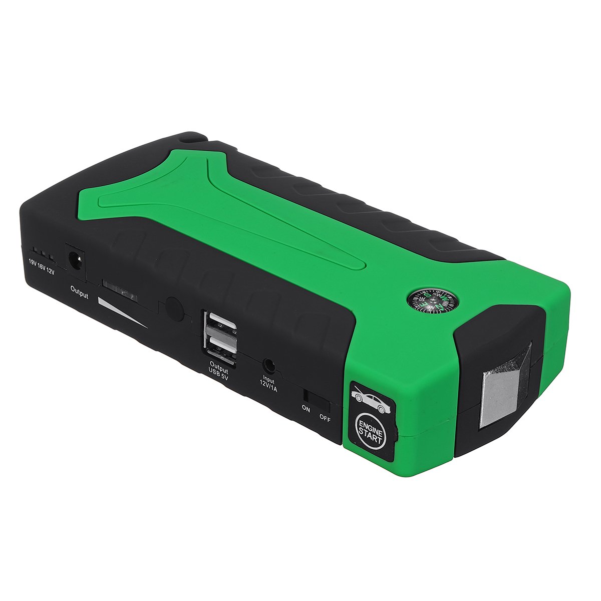 TM15B 13800mAh Car Jump Starter Emergency Powerbank Battery Booster Pack with LED Flashlight USB Charging Port 2 TM15B 13800mAh Car Jump Starter Emergency Powerbank Battery Booster Pack with LED Flashlight USB Charging Port - Image 2