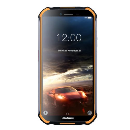 DOOGEE S40 4G Network Rugged Mobile Phone 5.5" Screen 4650mAh MT6739 Quad Core 2GB RAM 16GB ROM Android 9.0 Smartphone Orange 1