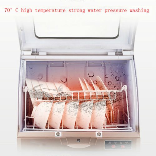 800W Intelligent automatic mini dishwasher 2