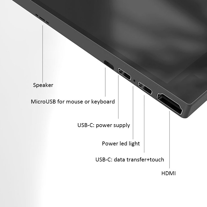Super Thin No Frame 4K Portable Screen 15.6 Inch Gaming Monitor For Ns PS4 XBOX Switch Laptop PC Computer With Speaker 6 Super Thin No Frame 4K Portable Screen 15.6 Inch Gaming Monitor For Ns PS4 XBOX Switch Laptop PC Computer With Speaker - Image 6