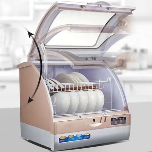 800W Intelligent automatic mini dishwasher 1