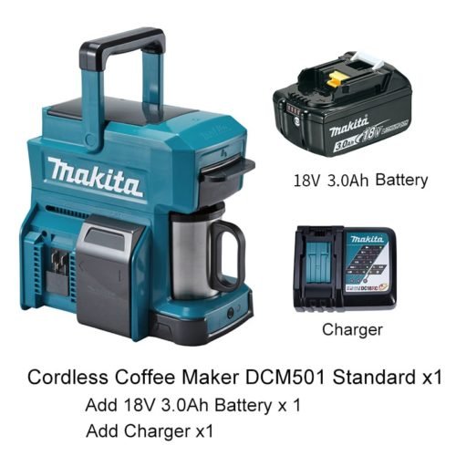 Japan Makita Cordless Rechargeable Coffee Maker 18V 250ml 10