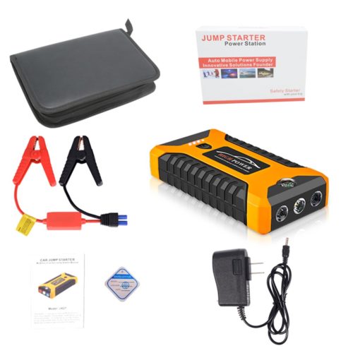 99800mah 600A Peak Car Jump Starter Lithium Battery with LED SOS Mode 12V Auto Battery Booster 3