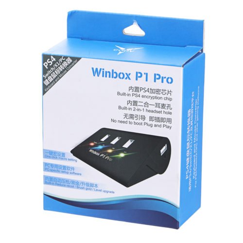 Winbox P1 Pro Keyboard Mouse Converter Adapter Game Console for Playstation 4 for Nintendo Switch X1 PC 10