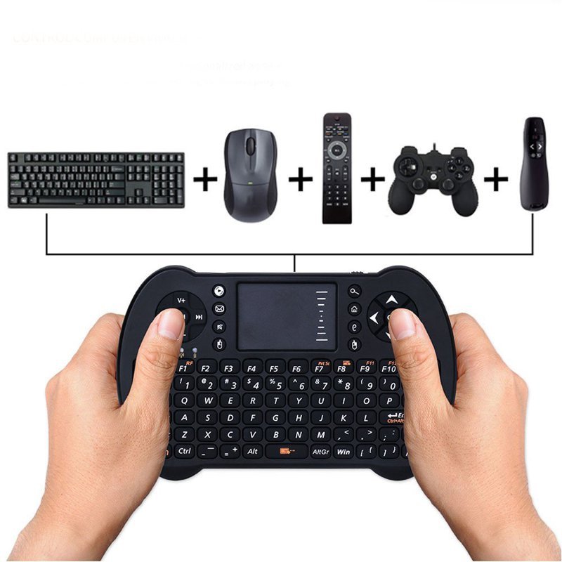 S501 2.4G Wireless Keyboard With Touchpad Mouse Game Held For Android TV Box/Xbox 360/Windows PC 2 S501 2.4G Wireless Keyboard With Touchpad Mouse Game Held For Android TV Box/Xbox 360/Windows PC - Image 2