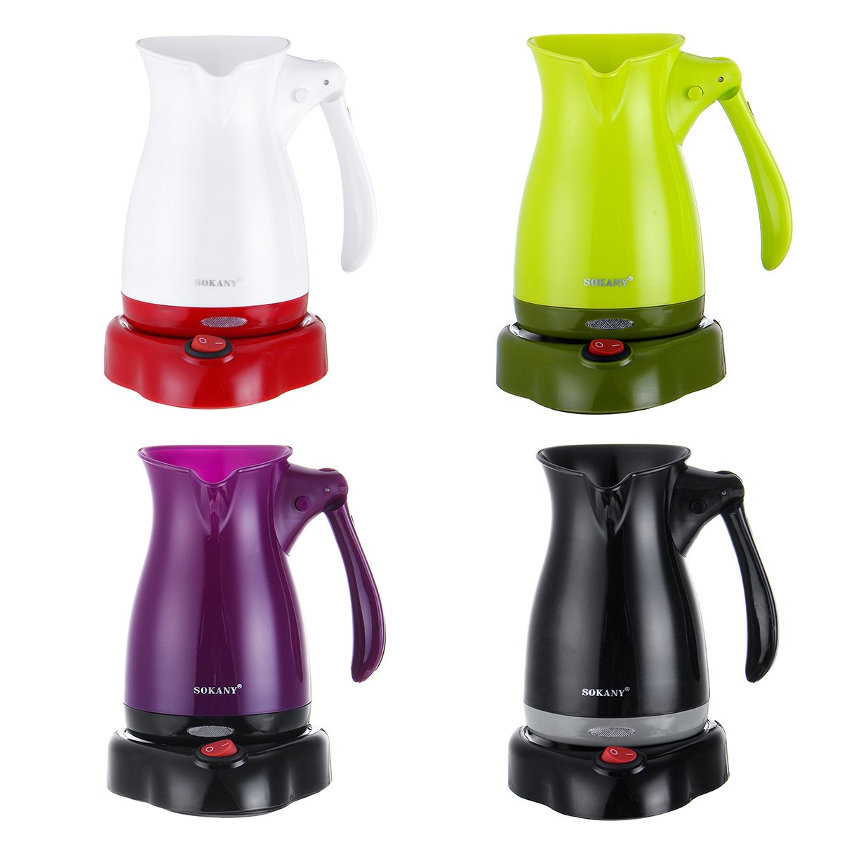 500ML Electric Coffee Maker Turkish Espresso Tea Moka Pot Machine Percolator 1 500ML Electric Coffee Maker Turkish Espresso Tea Moka Pot Machine Percolator