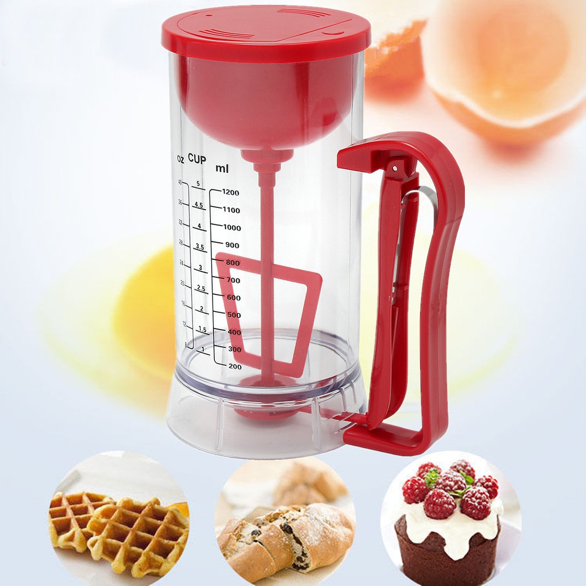 Cordless Electric Pan Cake Cup Cake Waffles Batter Mixer Dispenser Maker Machine 2 Cordless Electric Pan Cake Cup Cake Waffles Batter Mixer Dispenser Maker Machine - Image 2