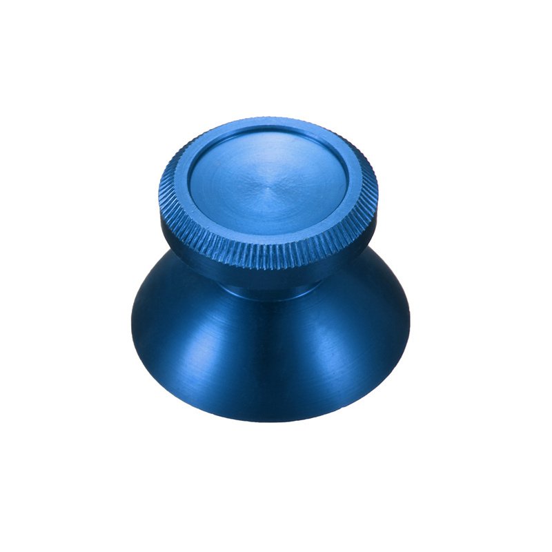 Universal Joystick Aluminum Alloy Mushroom Cap Analog Thumbstick for Xbox One PS4 Dualshock 4 Gamepad Game Controller Blue