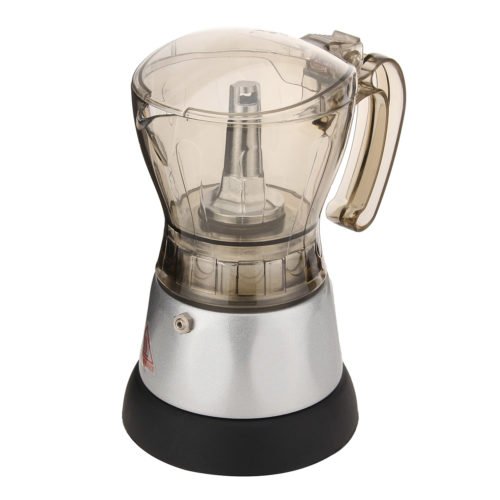 4 Cup Automatic Transparent Acrylic Coffee Maker Percolator Moka Pot Stovetop Espresso Pot Machine 1
