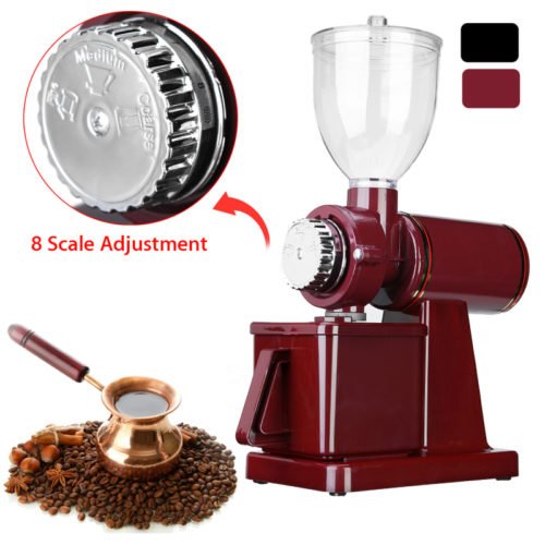 110V Electric Coffee Bean Grinder Adjustable Espresso Mill Blender Grindering Coffe Power Tool 10