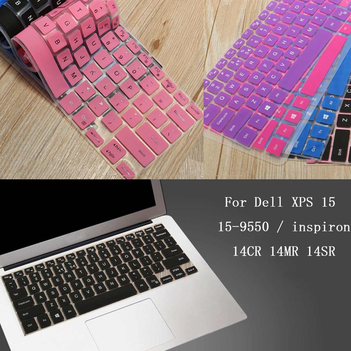 Keyboard Cover Protector For Dell XPS 15 15-9550 / inspiron 14CR 14MR 14SR 2