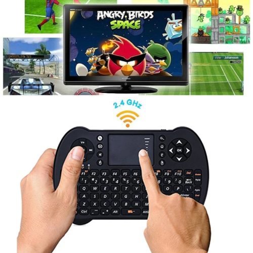 S501 2.4G Wireless Keyboard With Touchpad Mouse Game Held For Android TV Box/Xbox 360/Windows PC 4