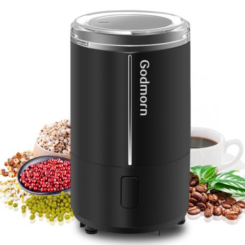 Electric Coffee Grinder Espresso Grinder One Touch Multi-function Bean Grinder Auto Shut Off & Overheating Protection 2