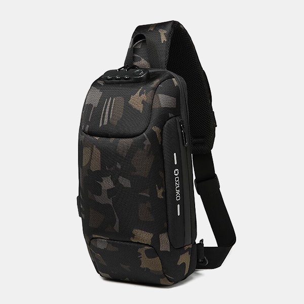 Men USB Anti-thfet Multifunctional Large Capacity Chest Bag 13 Men USB Anti-thfet Multifunctional Large Capacity Chest Bag - Image 13