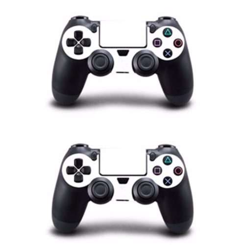 White Skin Sticker for PS4 Play Station 4 Console 2 Controller Protector Skin 4