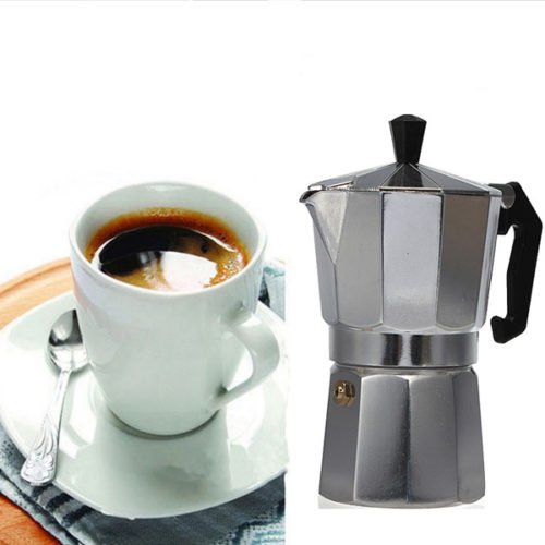 Aluminum Moka Espresso Latte Percolator Stove Coffee Maker Pot Coffee Percolators 3