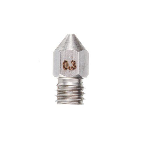 0.2/0.3/0.4mm 1.75mm Stainless Steel Nozzle for Prusa i3 3D Printer Part 10